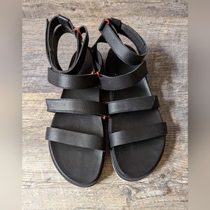 Sorel Women's Roaming Multi-strap Sandal Black Size 12